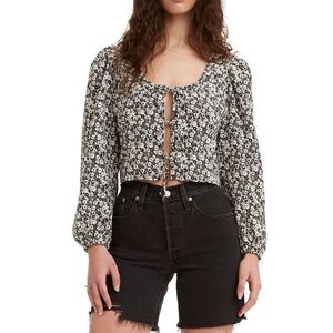 Levi's Embry Tie Blouse